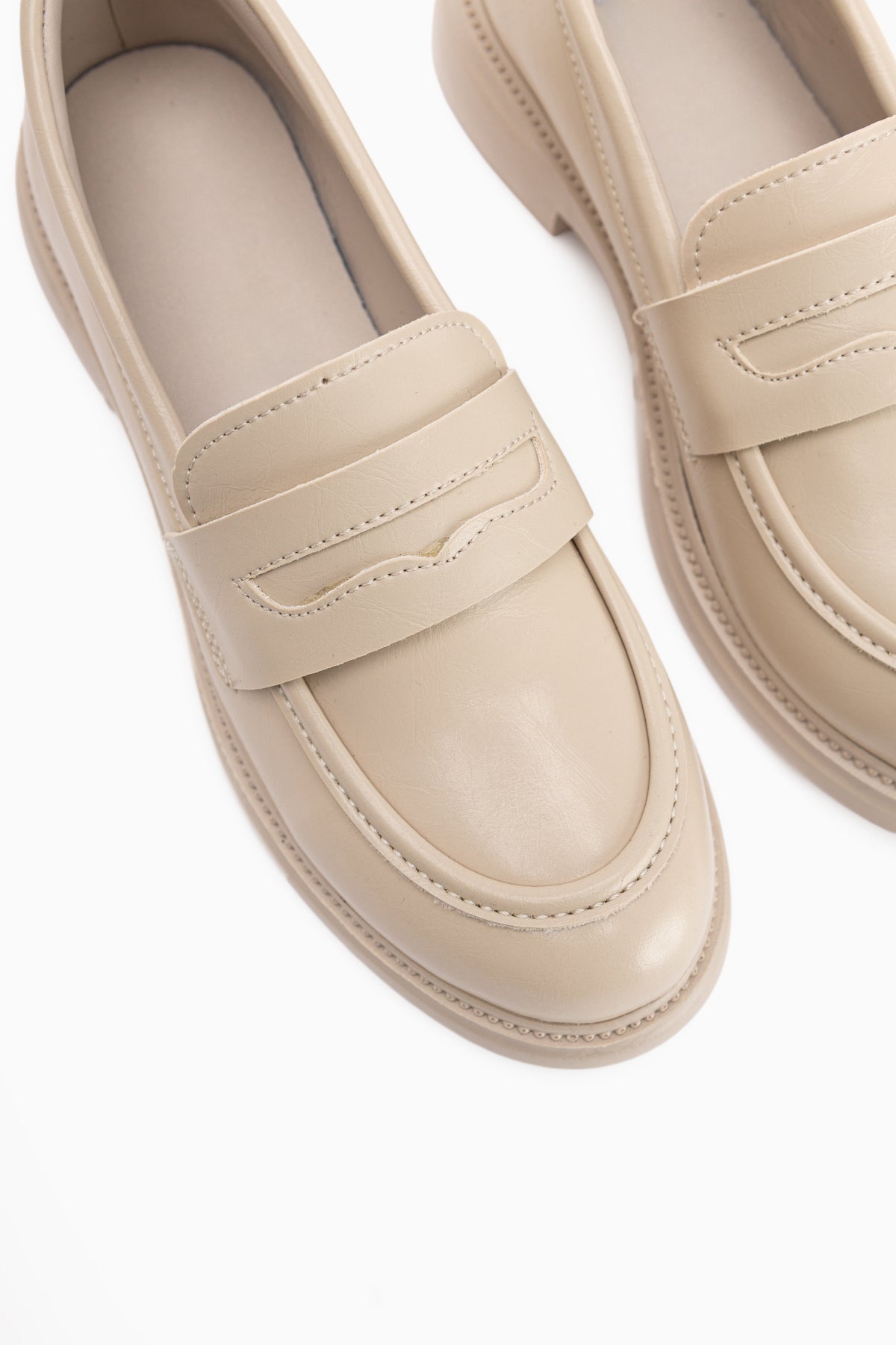Sienna Bej Loafer Kadın Günlük Ayakkabı