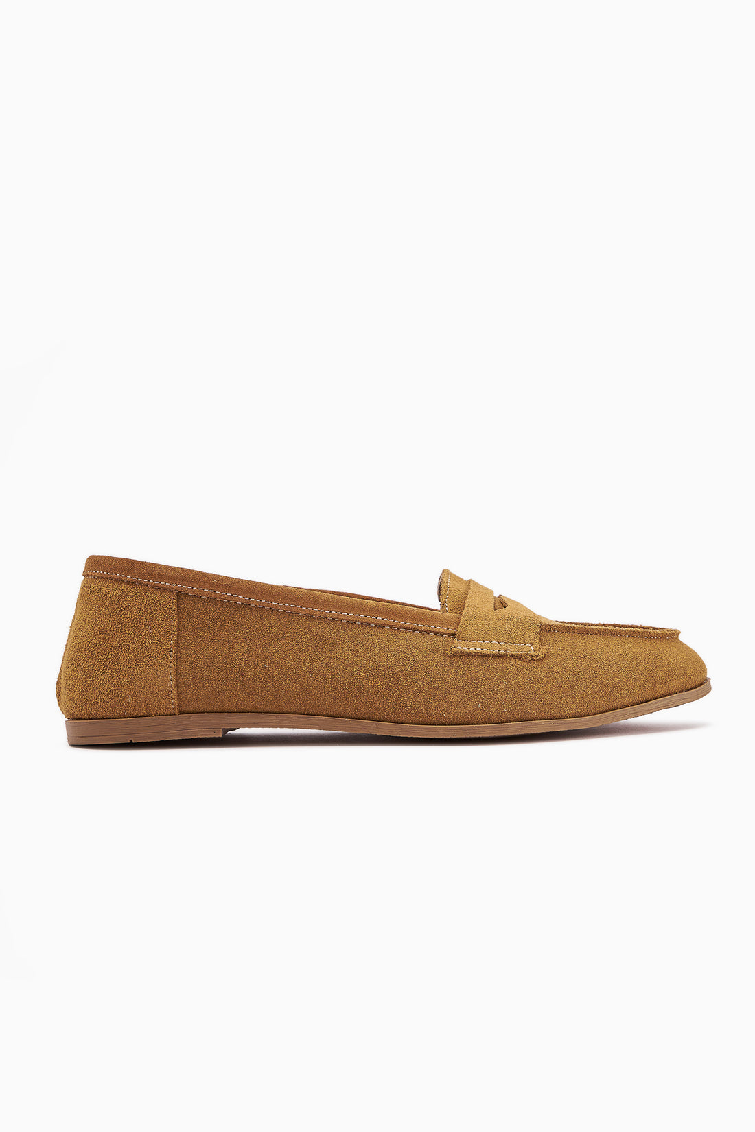 Hakiki Deri Solina Camel Makosen Ayakkabı Rahat Günlük Loafer