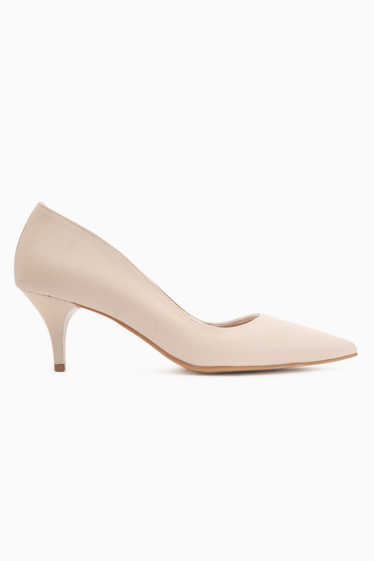 Flora Bej Stiletto Kadın Topuklu Ayakkabı
