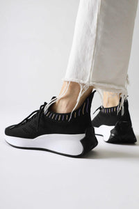Minni Siyah Örgü Sneakers