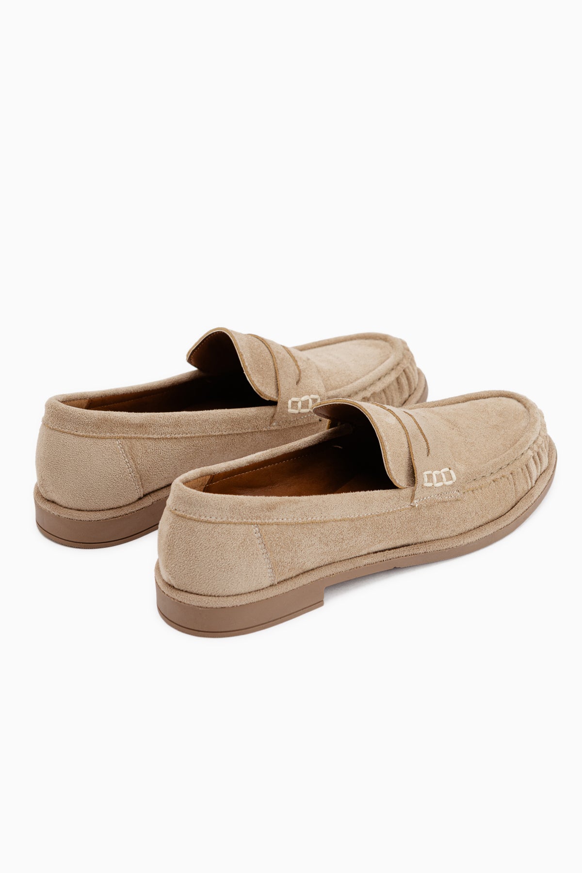Carmel Vizon Süet Penny Loafer Kadın Ayakkabı