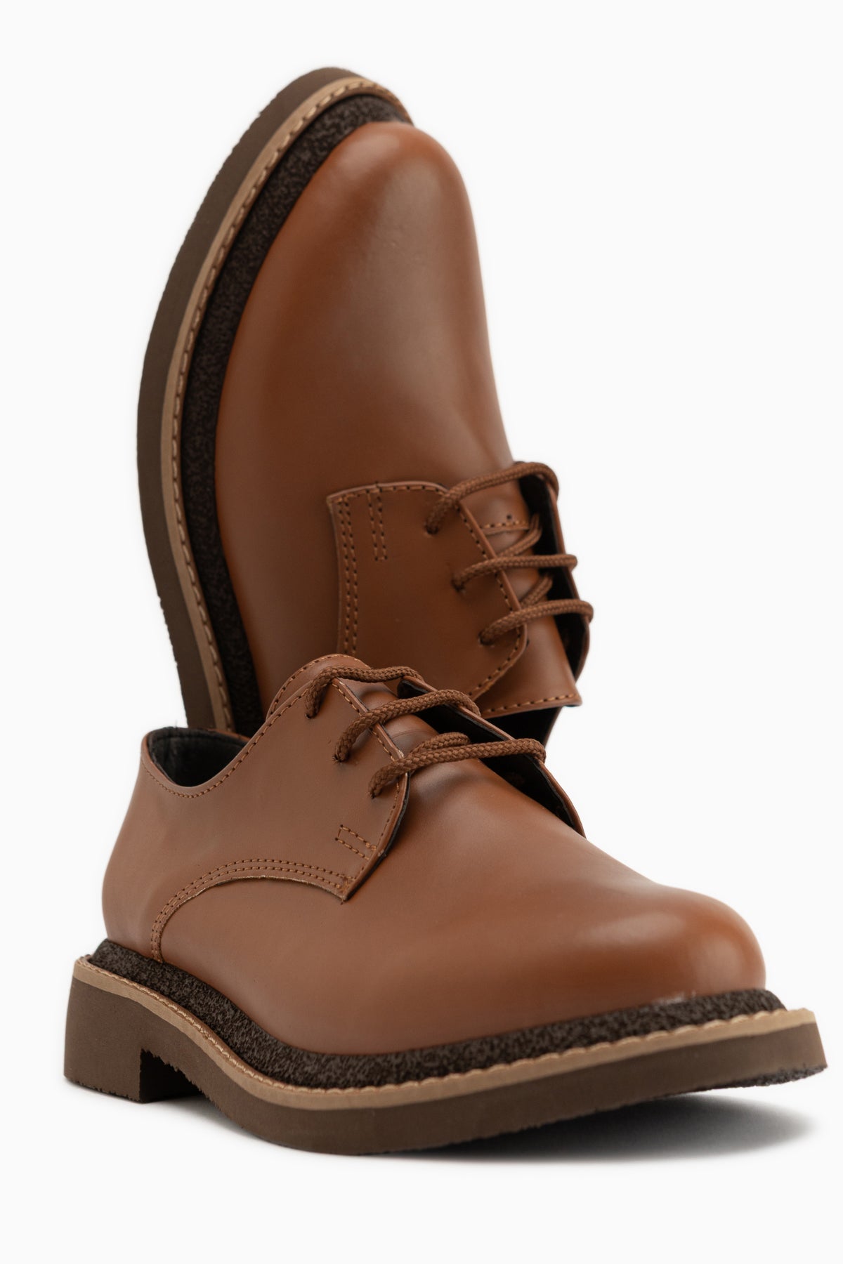 Minea Taba Bağcıklı Kadın Loafer Günlük Ayakkabı