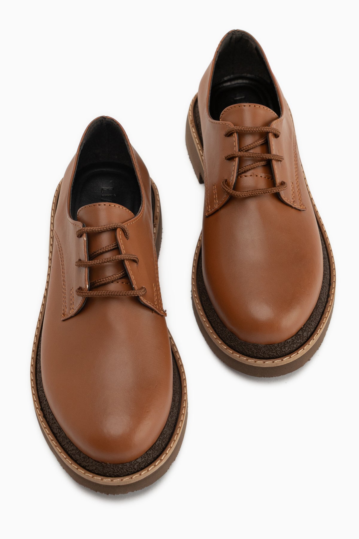 Minea Taba Bağcıklı Kadın Loafer Günlük Ayakkabı
