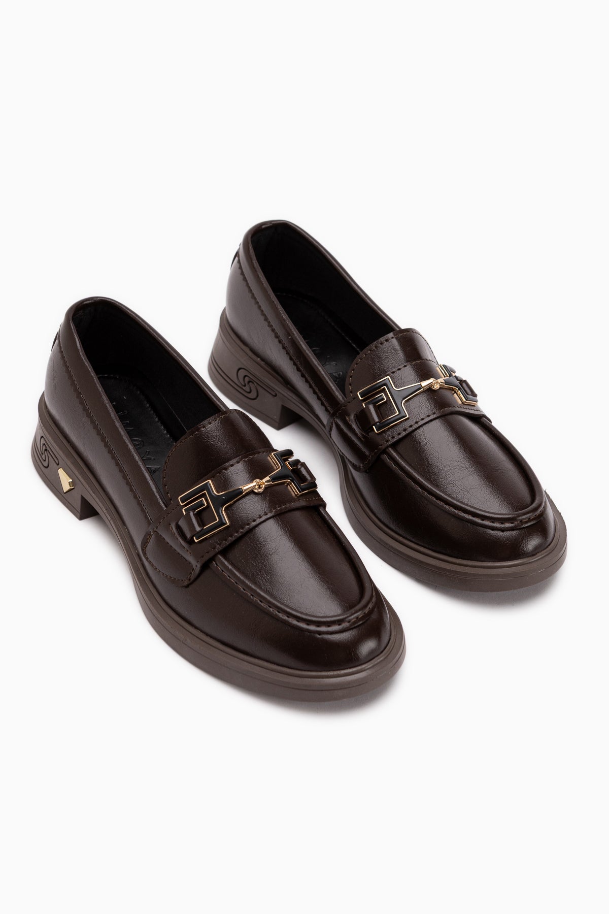 Clarie Kahve Tokalı Kadın Loafer Günlük Ayakkabı