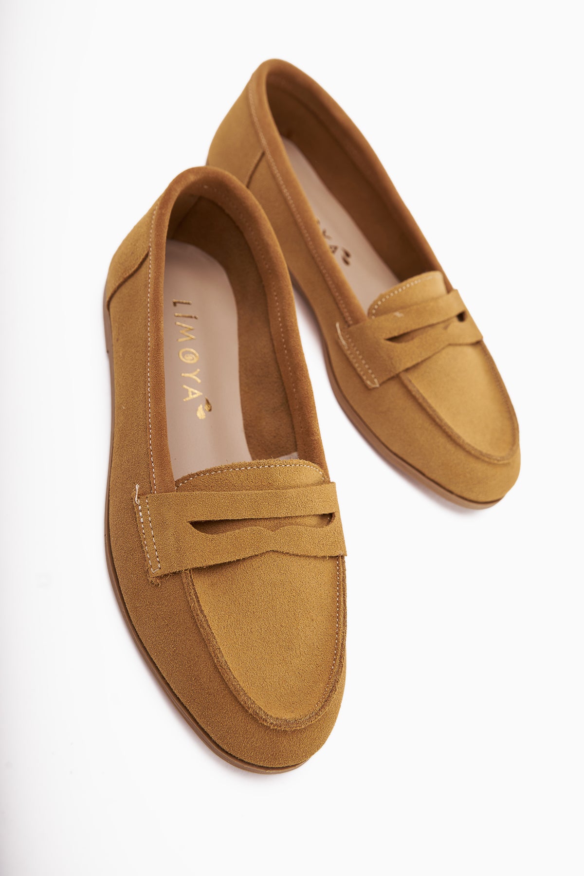 Hakiki Deri Solina Camel Makosen Ayakkabı Rahat Günlük Loafer