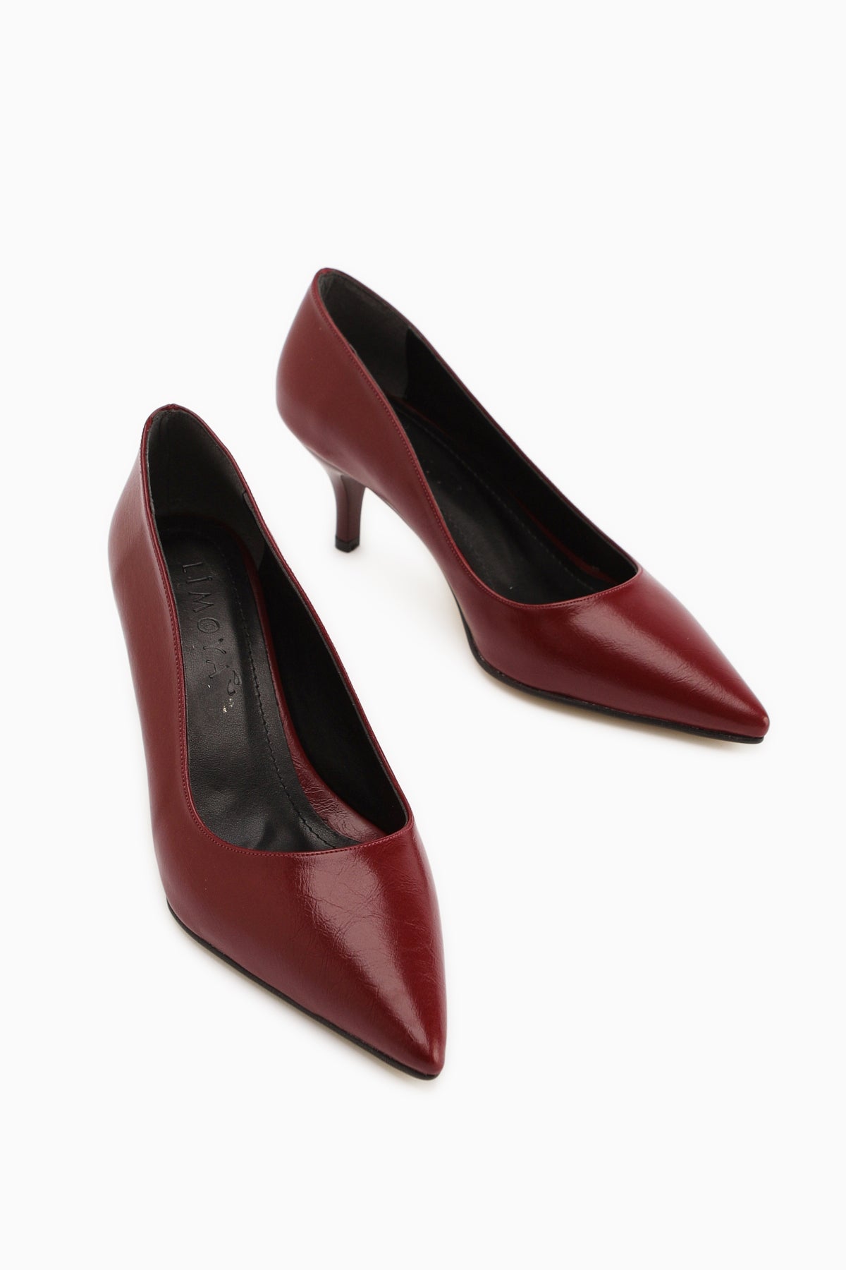 Flora Bordo Stiletto Kadın Topuklu Ayakkabı