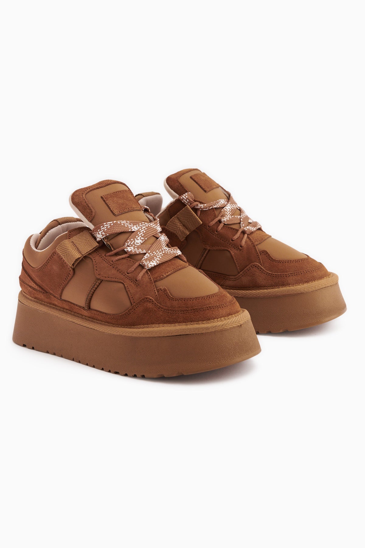 Rita Taba Süet Kalın Tabanlı Günlük Sneaker Ayakkabı