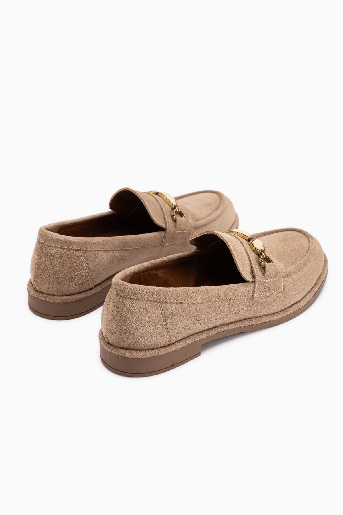 Callie Vizon Süet Taşlı Kadın Loafer Ayakkabı