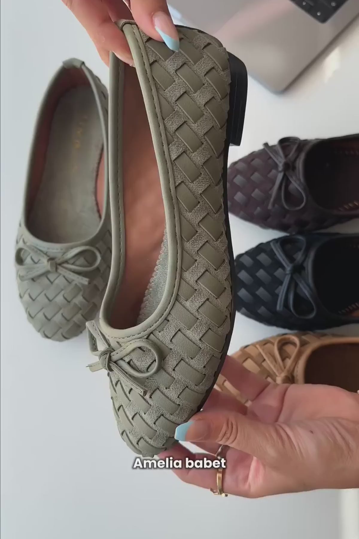 Amelia Kahve Süet Fiyonklu Kadın Babet