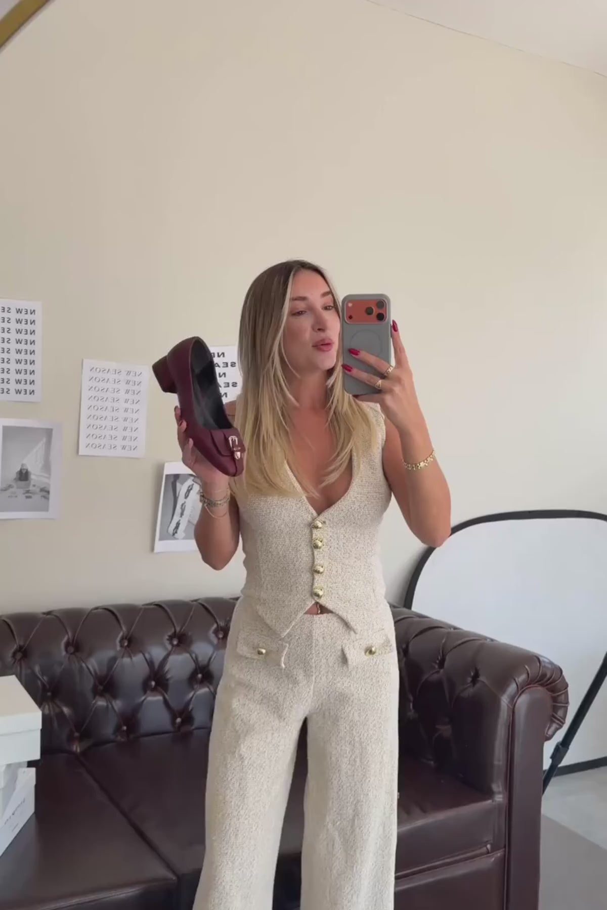 Jerry Hakiki Deri Siyah Kısa Topuklu Kadın Ayakkabı